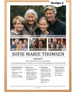 Livsplakat - Design 4