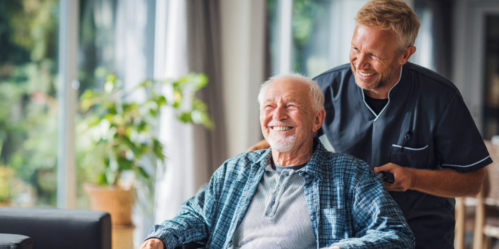 ældre på plejehjem